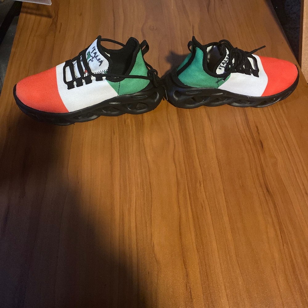 Italian flag sneakers